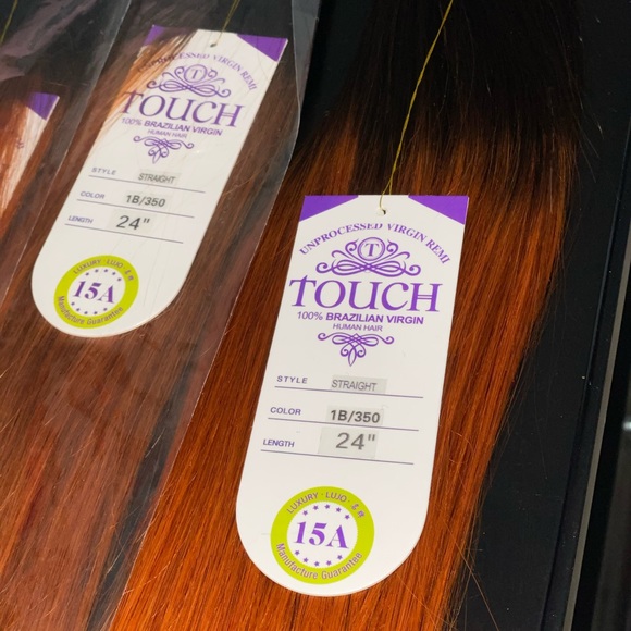 15A 22” 22” 24” 24” 1B/ 350 Bundles Of Hair - Picture 2 of 6